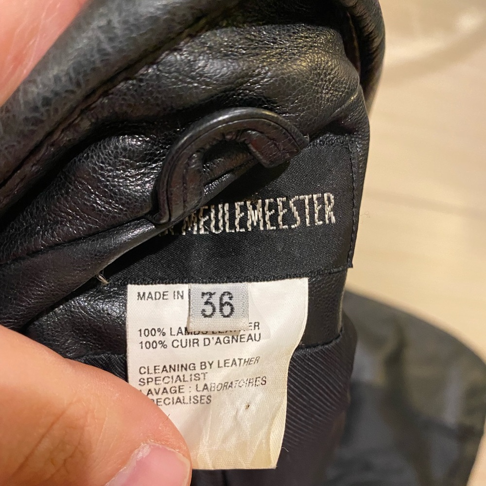 Ann Demeulemeester Archival Lamb Leather Coat Dress - Picture 5 of 11